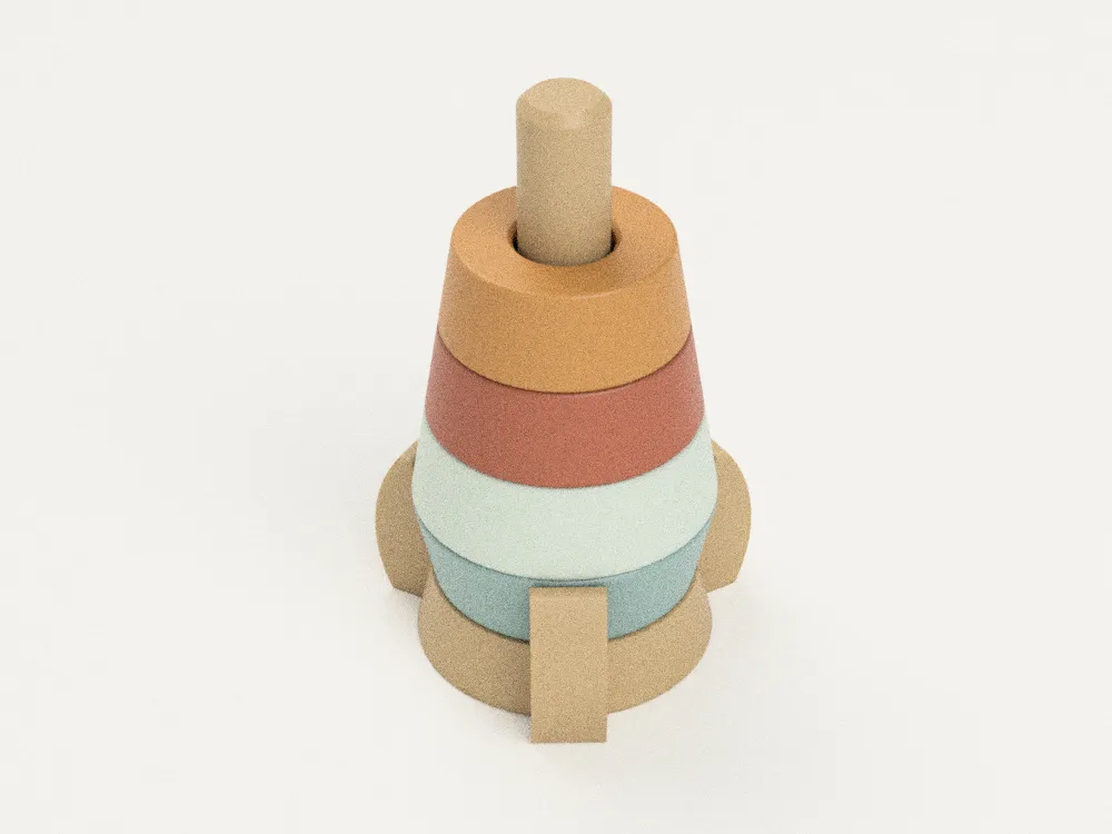 Foguete de Empilhar Montessori — imagem 4