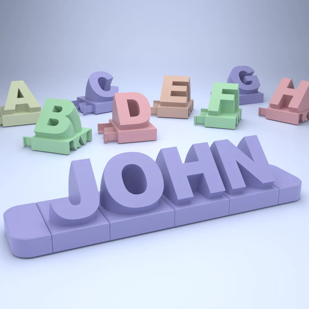 Nome Personalizado 3D