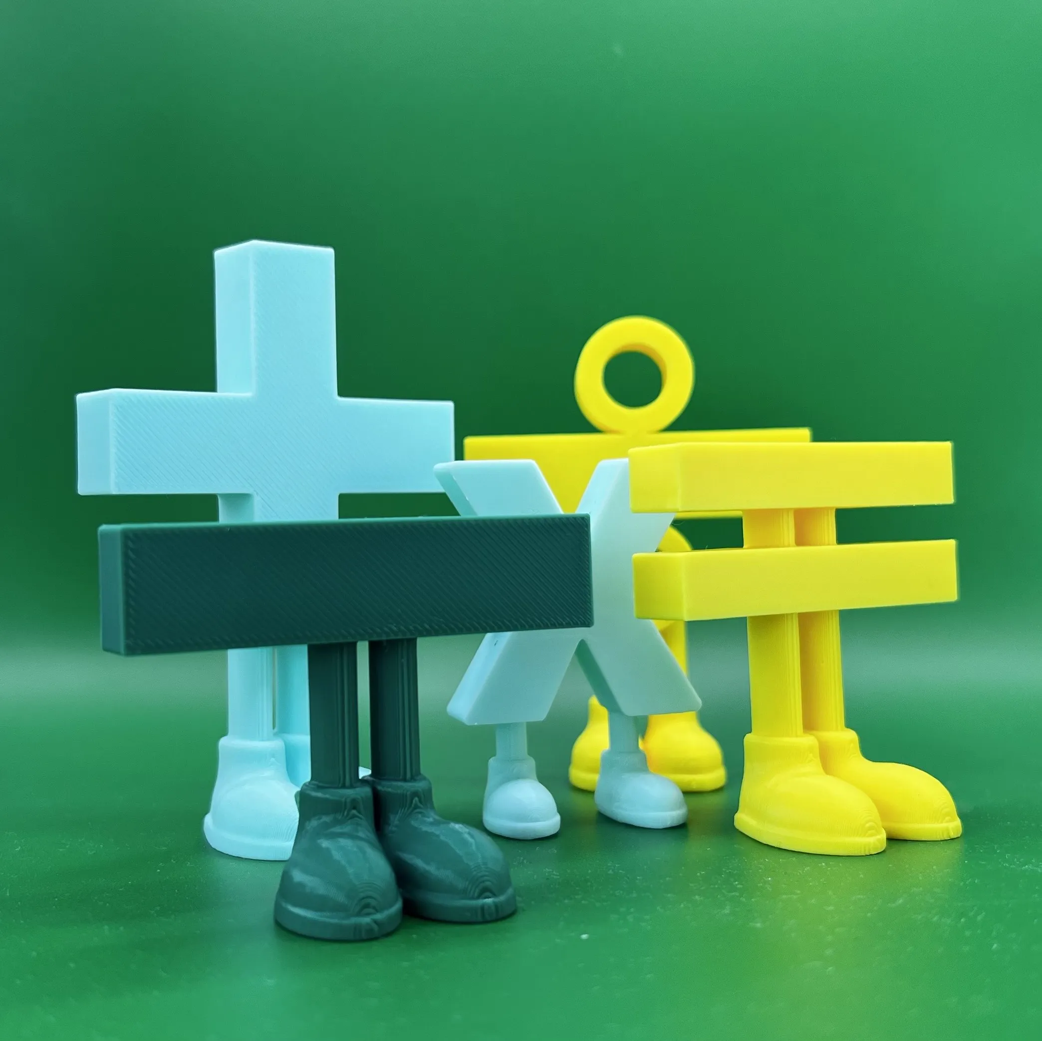 Símbolos Matemáticos com Pernas — imagem 7