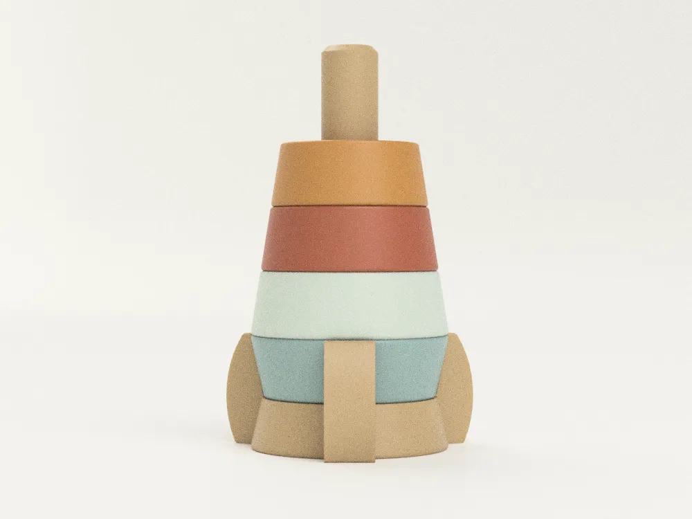 Foguete de Empilhar Montessori — imagem 3