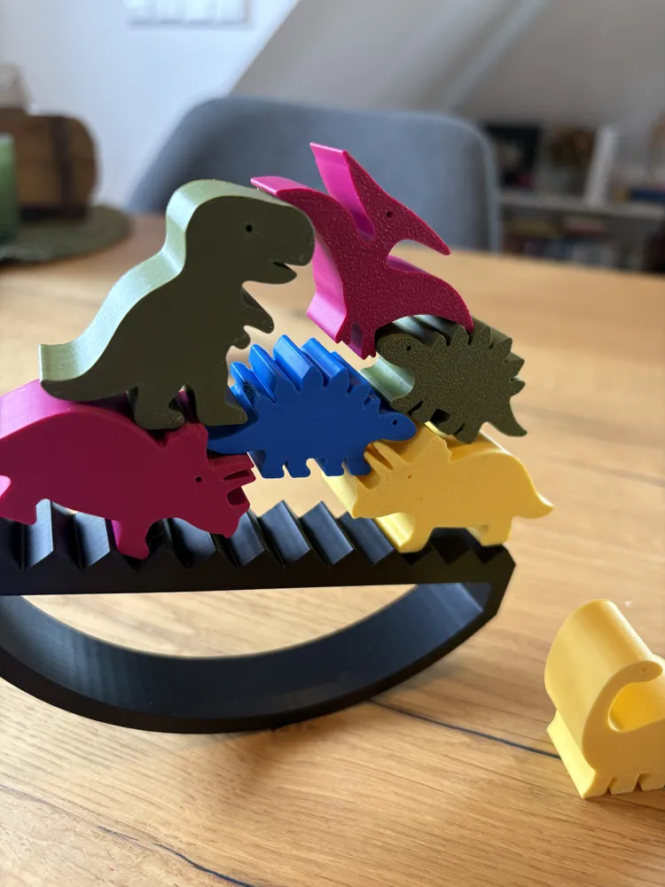Jogo de Equilíbrio de Dinossauros — imagem 1