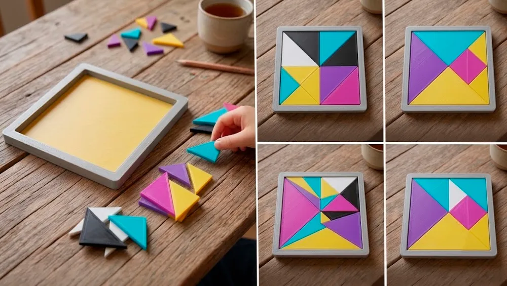 Tangram Educativo – 4 Variações — imagem 1