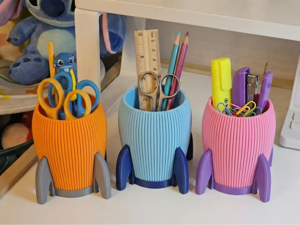 Porta-Lápis Foguete Rocket Pot