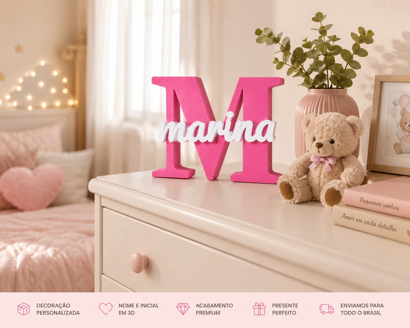 Letra Decorativa Personalizada com Nome